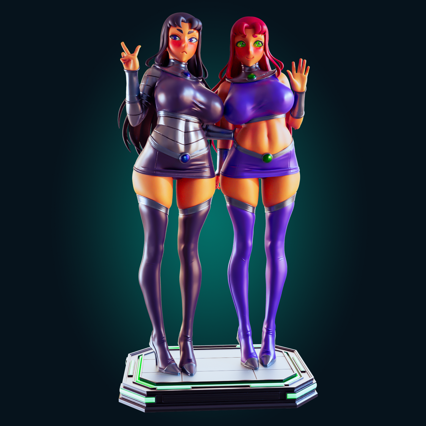 Starfire & Blackfire