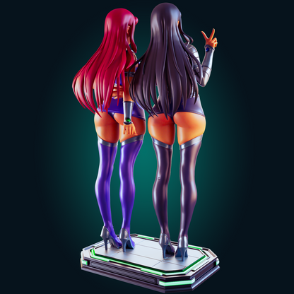 Starfire & Blackfire