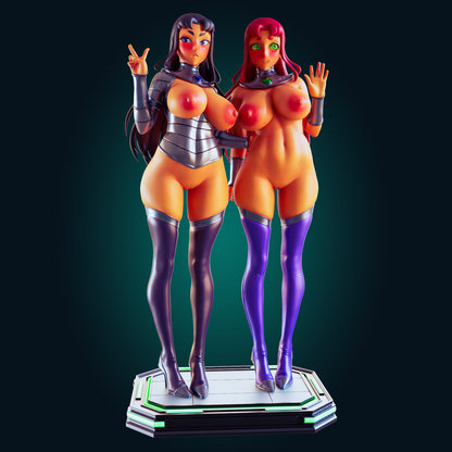 Starfire & Blackfire