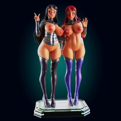 Starfire & Blackfire